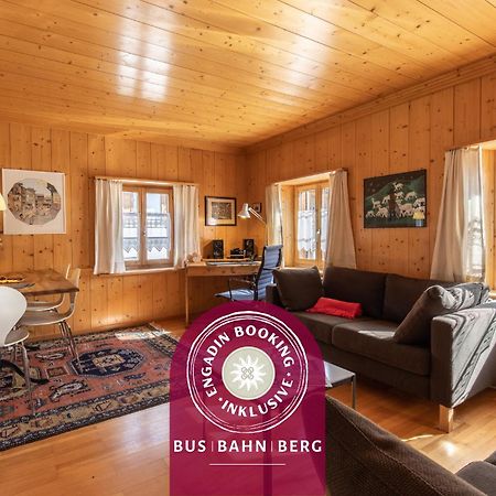 Ferienwohnung Chasa Tredeschin Scuol Exterior foto