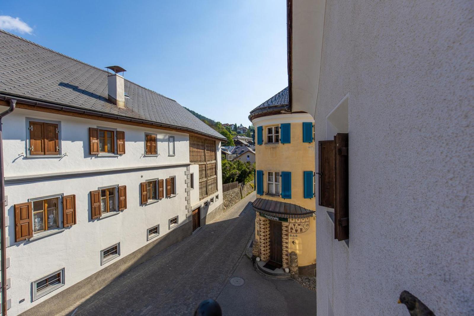 Ferienwohnung Chasa Tredeschin Scuol Exterior foto