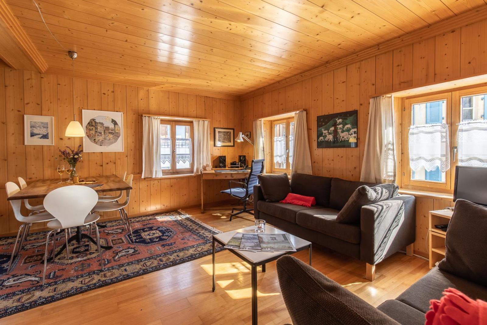 Ferienwohnung Chasa Tredeschin Scuol Exterior foto